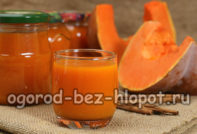 Kürbissaft mit Orange