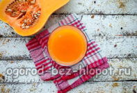 Kürbissaft mit Karotten