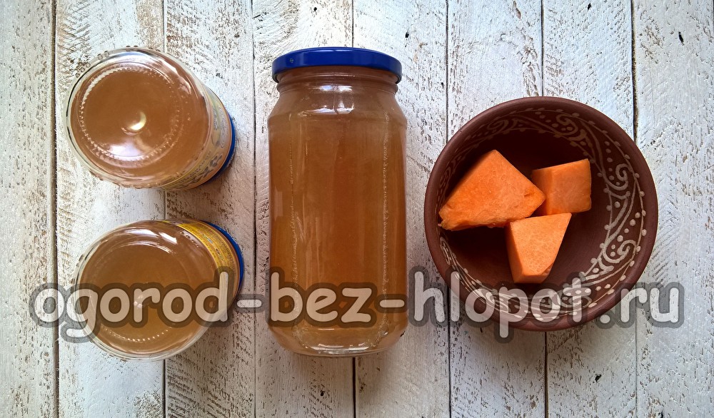 Kürbissaft mit Äpfeln