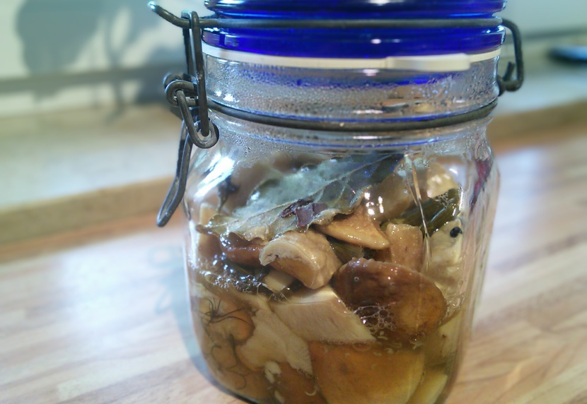 Marinierte Champignons