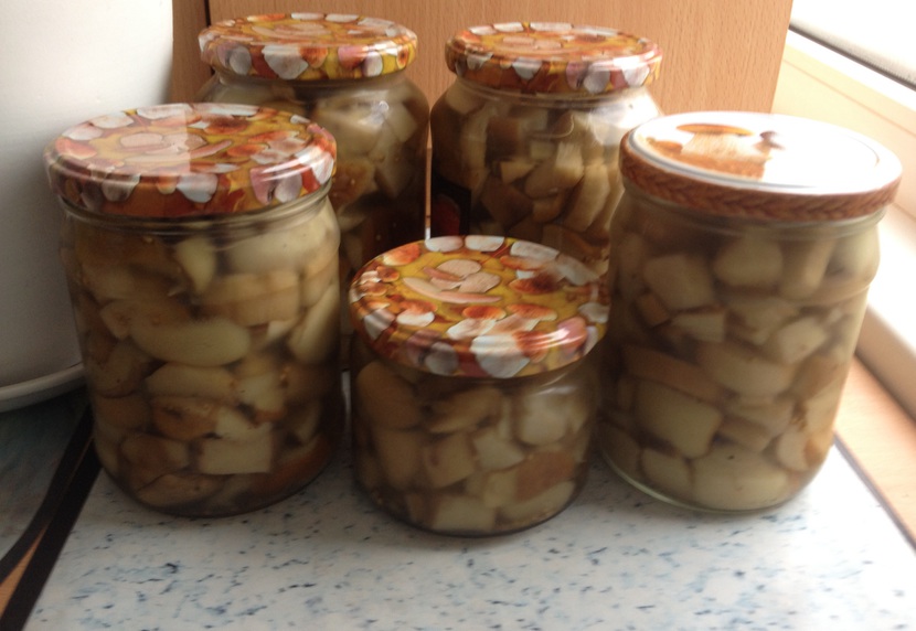 Marinierte Champignons