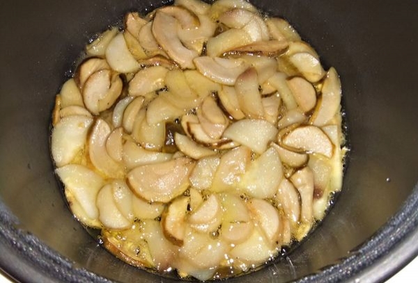 Frire des champignons