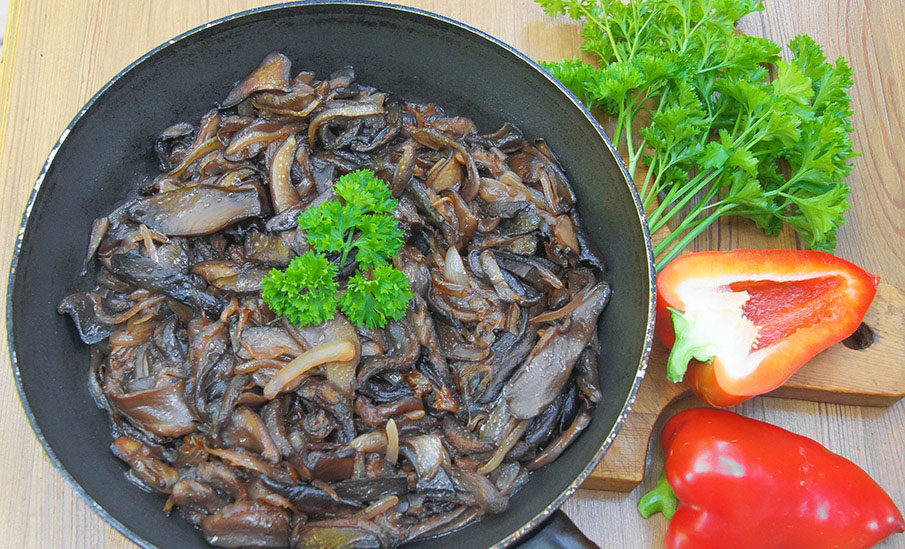 Champignons de foie frits