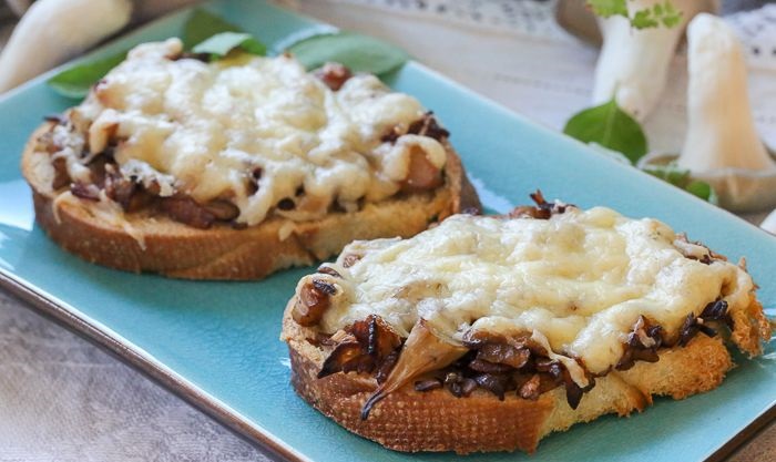 Sandwichs chauds aux pleurotes
