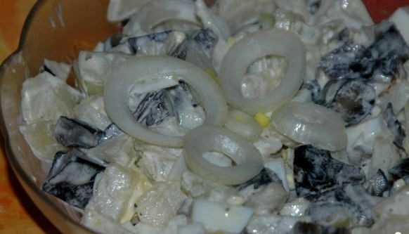 Salat mit Milchpilzen