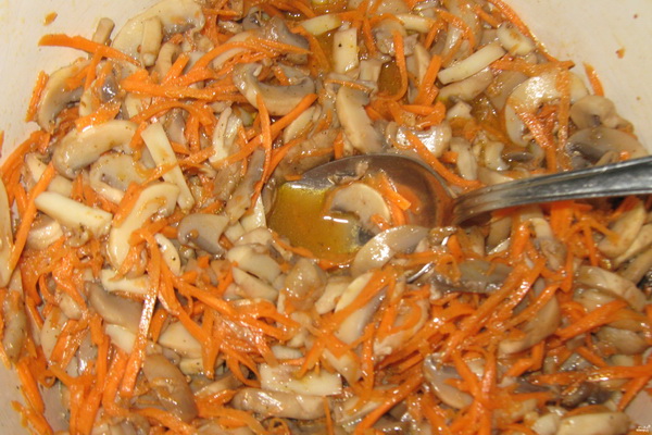 Austernpilze in koreanischer Küche