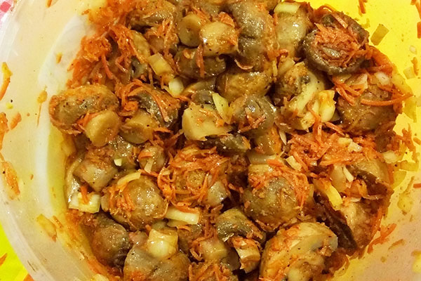 champignons à la coréenne