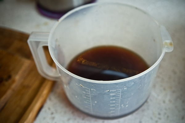 Alkoholische Infusion von Austernpilzen