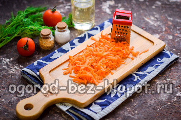 râper les carottes