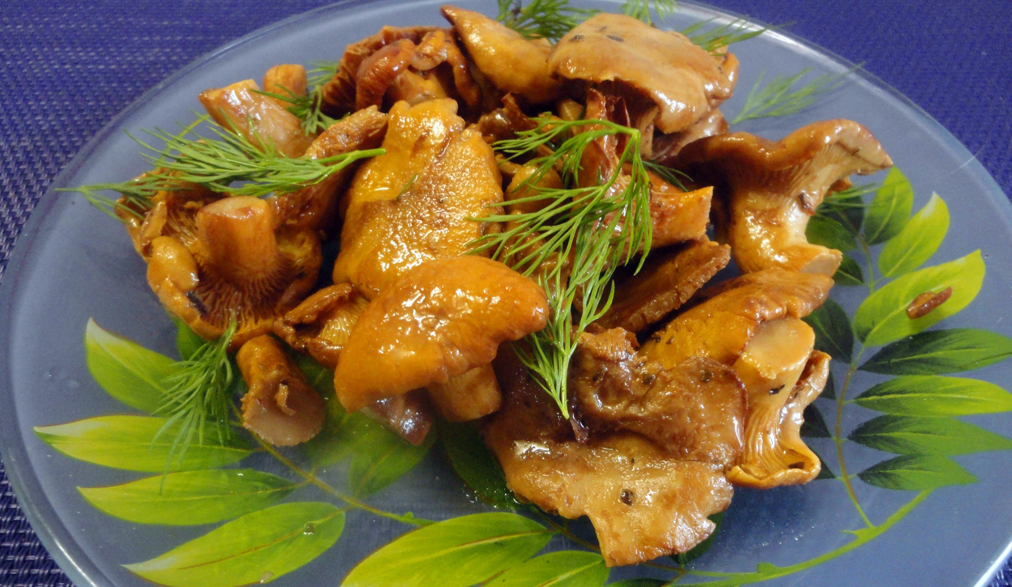 chanterelles frites