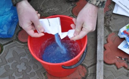 Trattamento con solfato di rame in autunno
