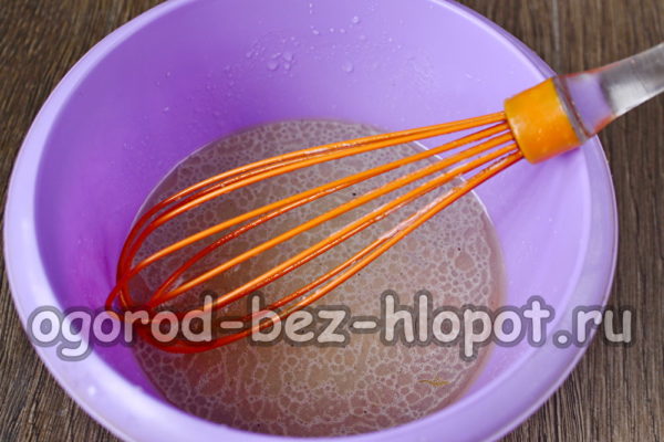 ajouter du sucre et du soda