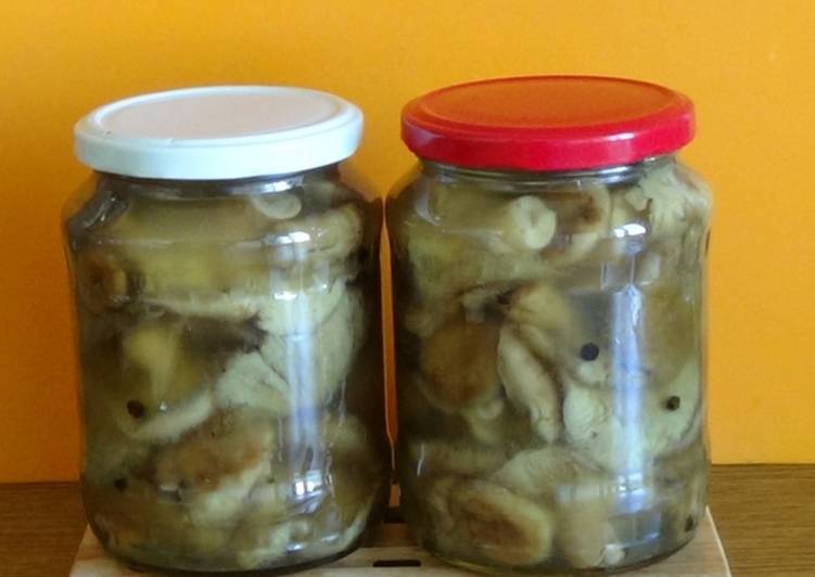 Champignons volnushki en conserve