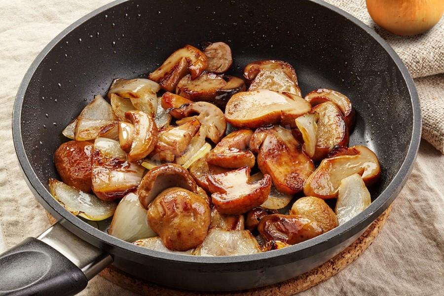 Gebratene Champignons