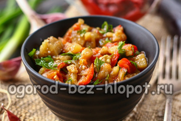 l'insalata tiepida è pronta