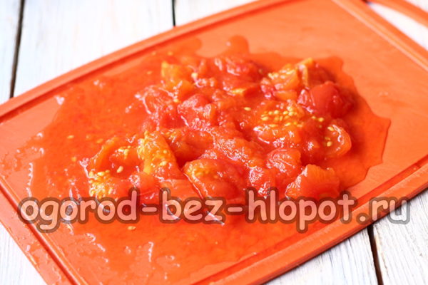 tritare i pomodori