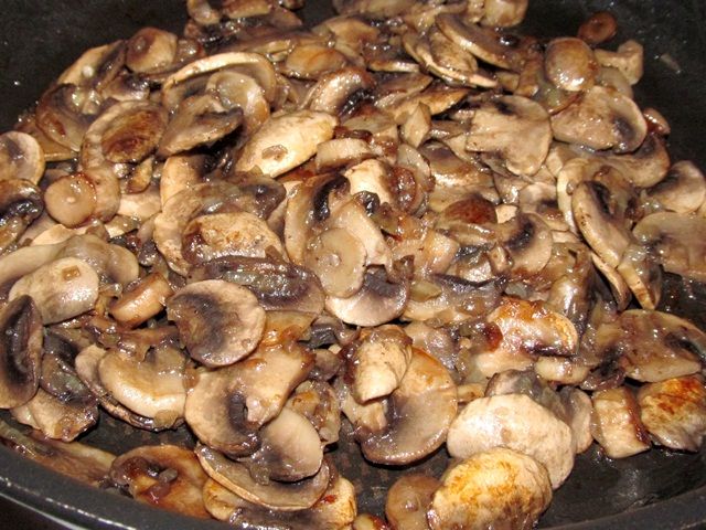 Gebratene Champignons