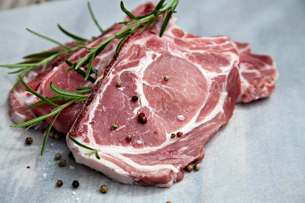 Fleisch mit Rosmarin