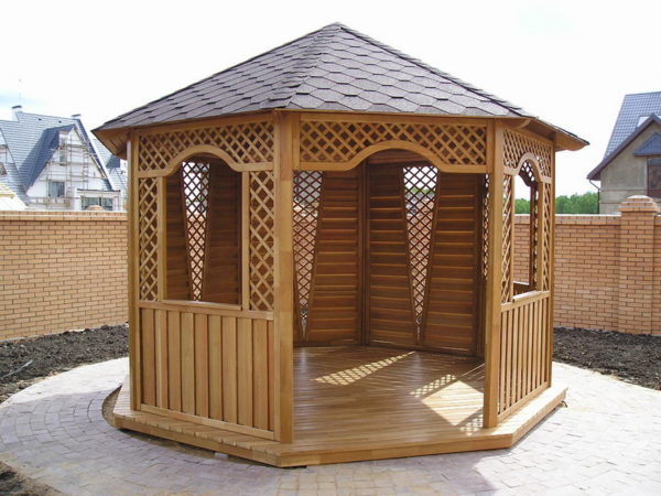 Gazebo in legno fai da te