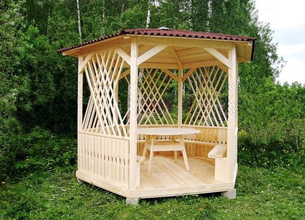 Gazebo in legno fai da te