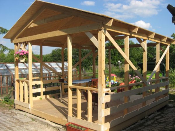 Gazebo in legno fai da te