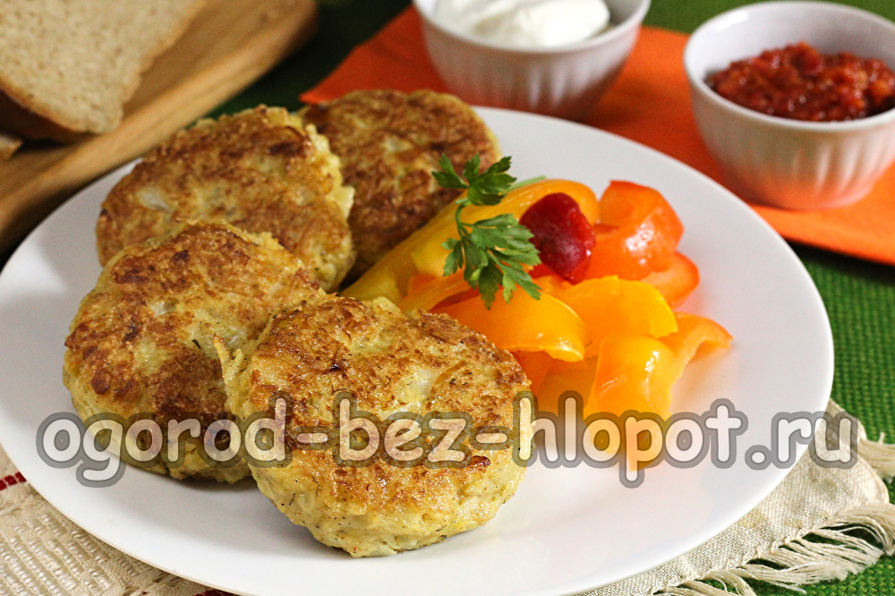 cotolette di cavolo con semola e uovo
