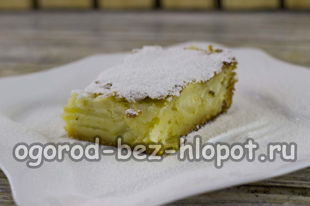 Unsichtbarer Apfelkuchen