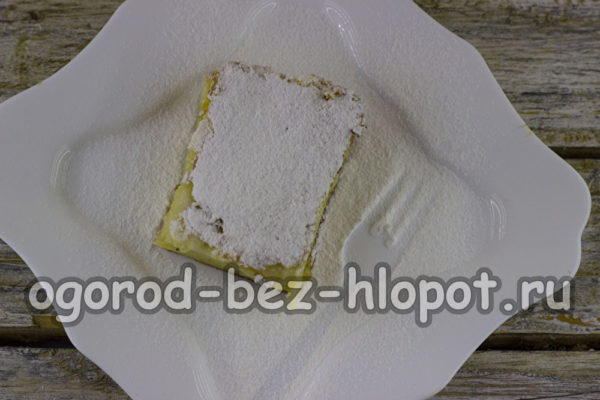 Der "unsichtbare" Apfelkuchen ist fertig