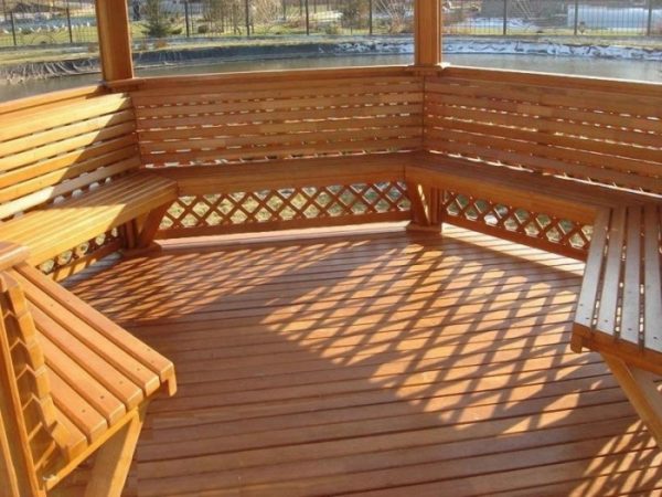 pavimento nel gazebo