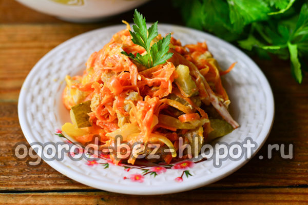 Obur salatası hazır