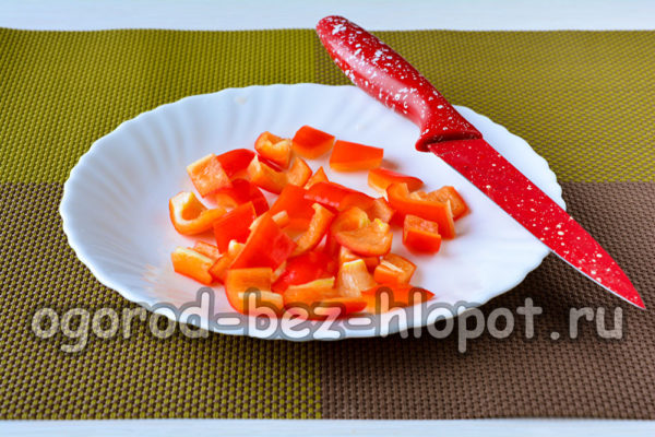 tritare il peperone