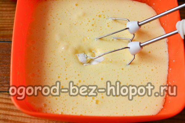 kefir ve soda ekleyin