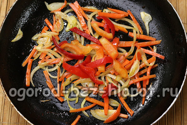 añadir pimiento morrón