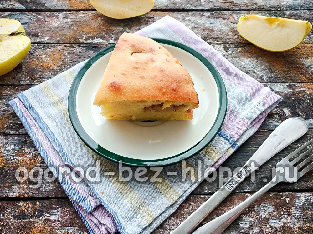 Apfelkuchen, der im Mund zergeht