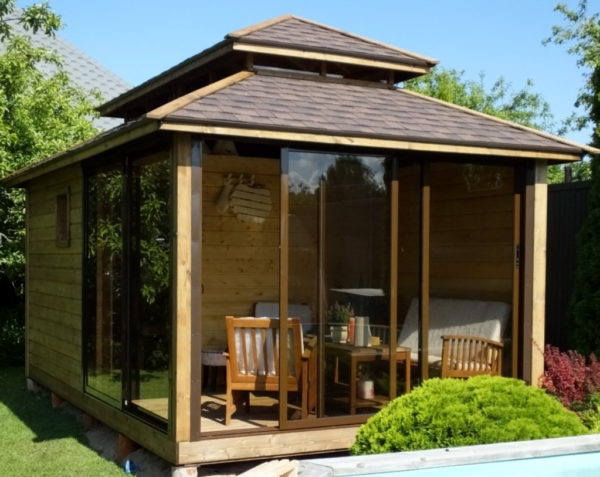 gazebos vitrés