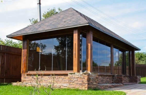 gazebos vitrés