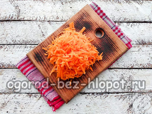 râper les carottes