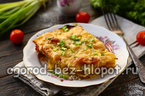 Les pommes de terre dauphines sont prêtes