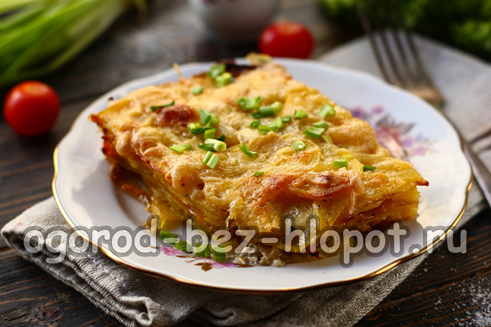 Pommes de terre dauphinoises au four