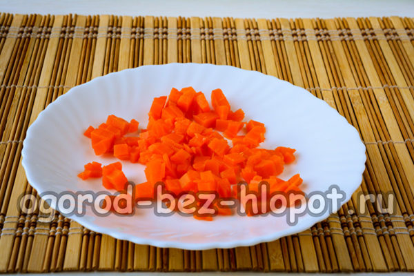 hacher les carottes