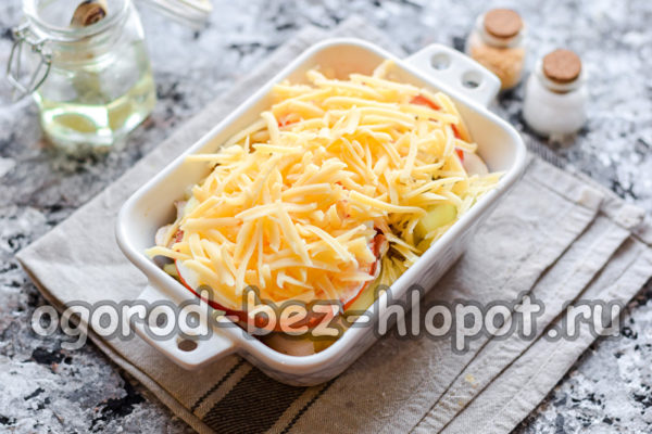 saupoudrer de fromage râpé