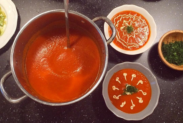 Paprikacremesuppe