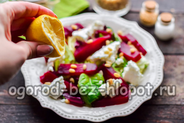 arroser de jus de citron