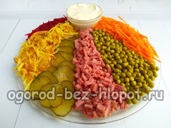 La ensalada está lista