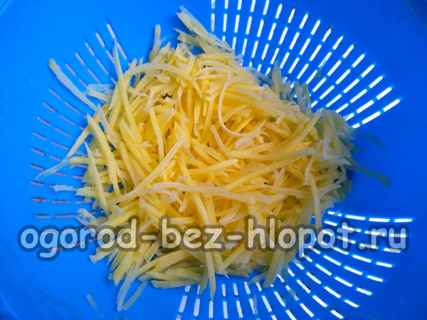 Secar las patatas