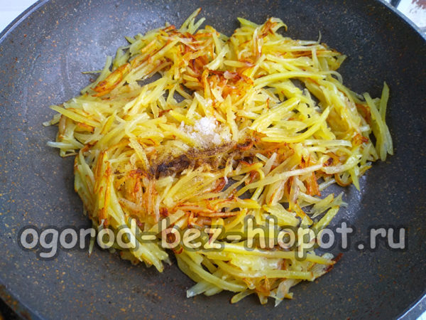 Añadir sal y pimienta