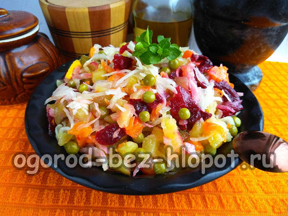Vinaigrette mit Sauerkraut