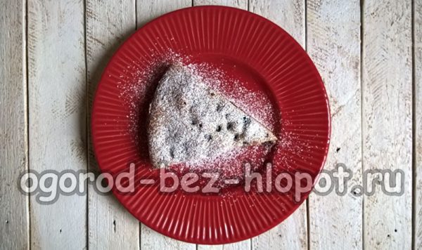 blueberry pie