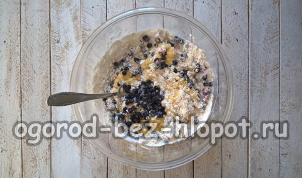 add frozen berries