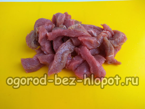 tagliare la carne
